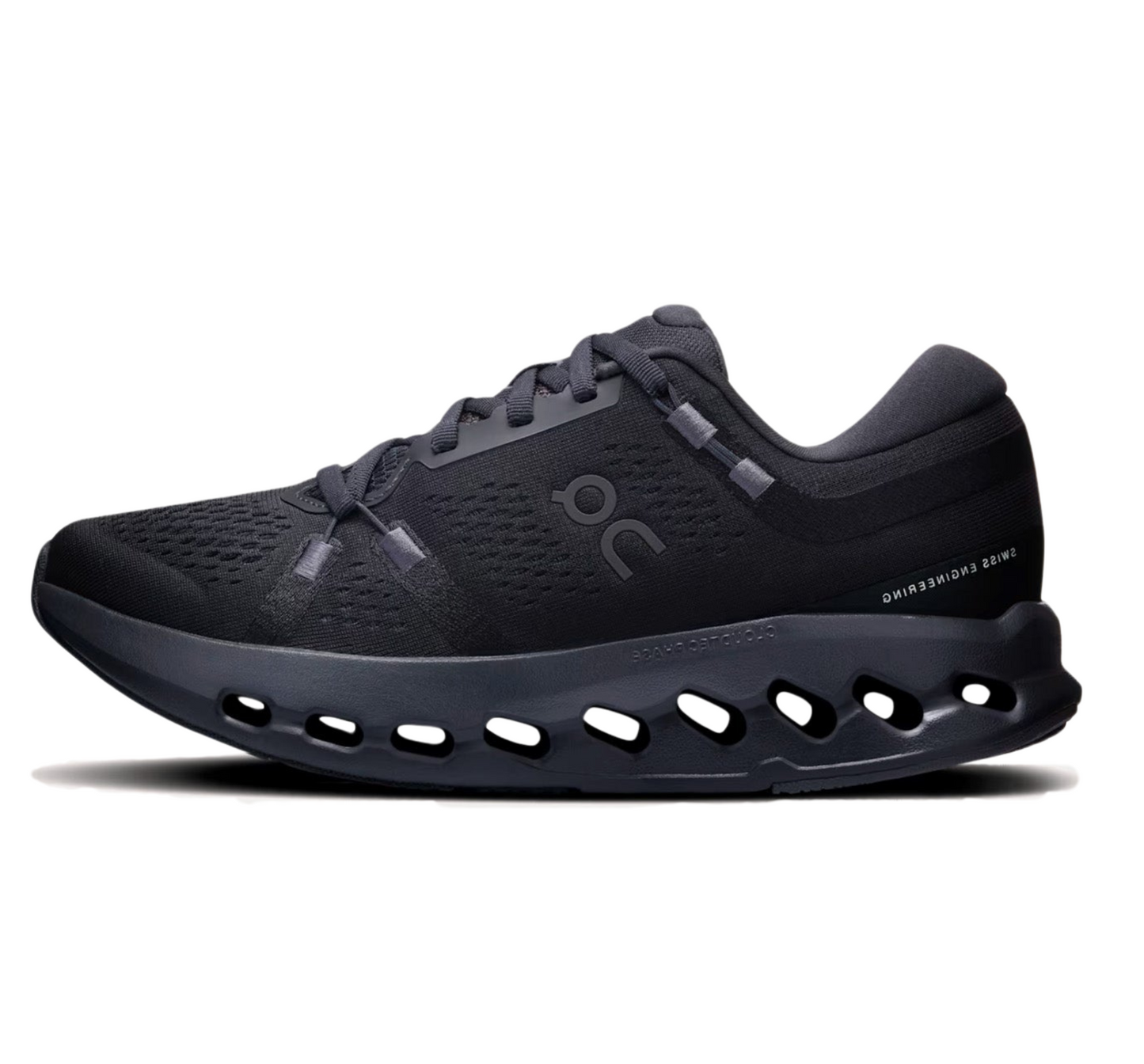 On Cloudsurfer 2 Black, Black Running Shoes