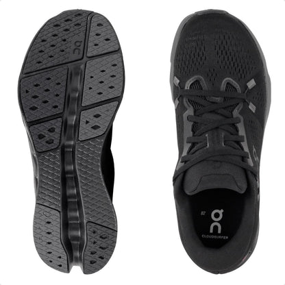 On Cloudsurfer 2 Black, Black Running Shoes