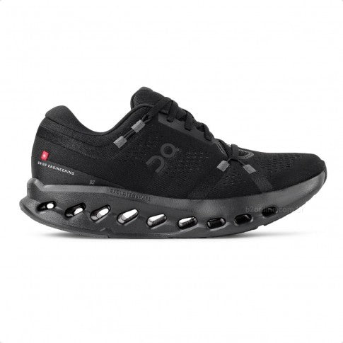 On Cloudsurfer 2 Black, Black Running Shoes